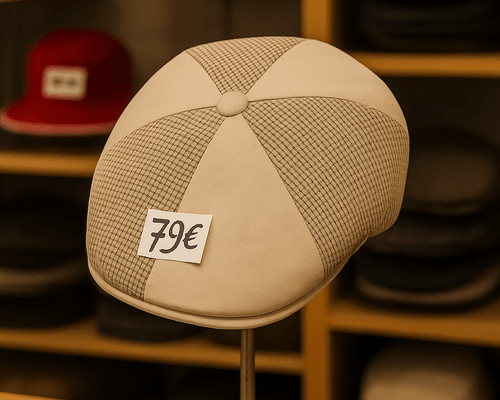 Vintage Checkered Flat Cap