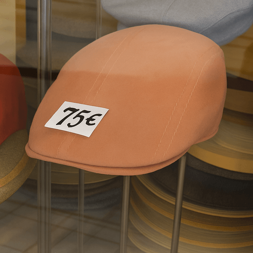 Terracotta Flat Cap
