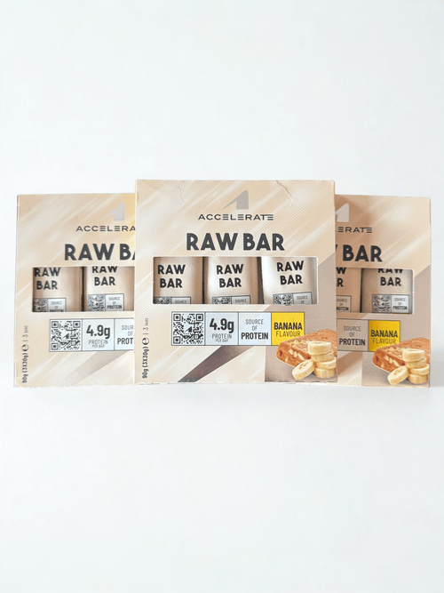 Accelerate RAW BAR – Bananengeschmack 3er