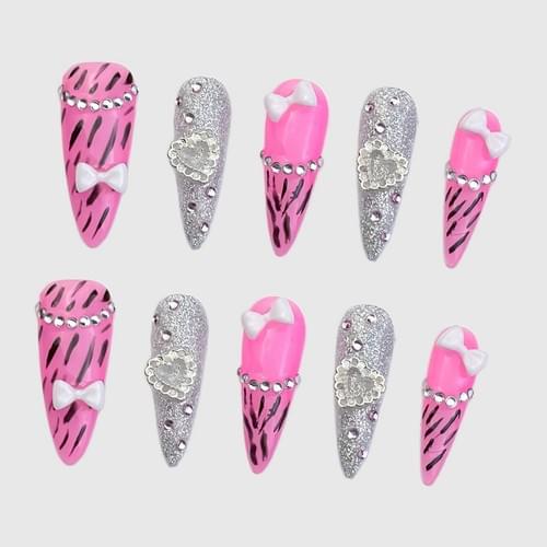 Sweet Pink Wildheart Press-On Nails