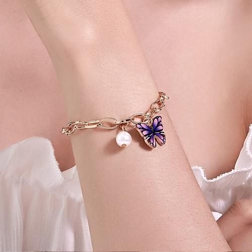 Butterfly Glow Charm Bracelet Collection