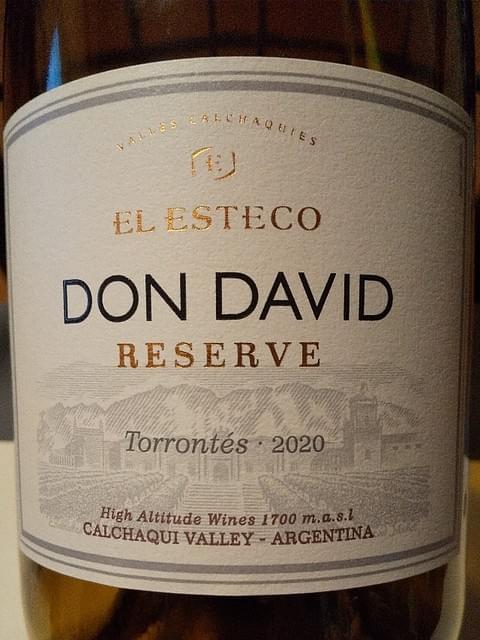 EL ESTECO DON DAVID RESERVE TORRONTES | 750ML