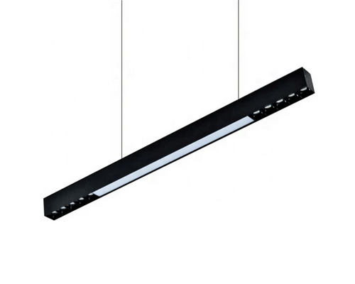 Indoor Recessed IP20 Black LED 2700k-6000K 30w aluminium linear droplight