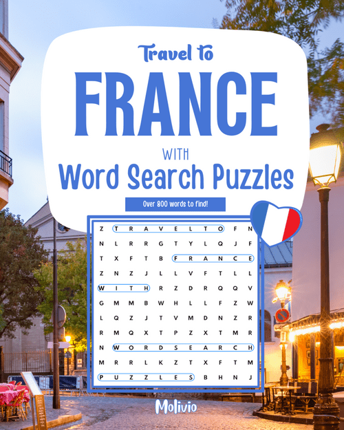Travel to France With Word Search Puzzles