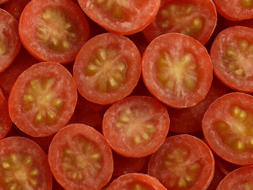 IQF Sliced Cherry Tomatoes