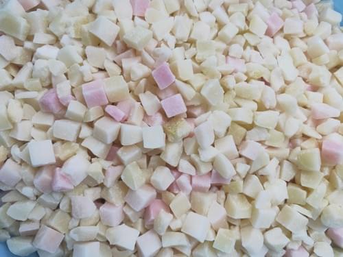 IQF Diced White Peaches