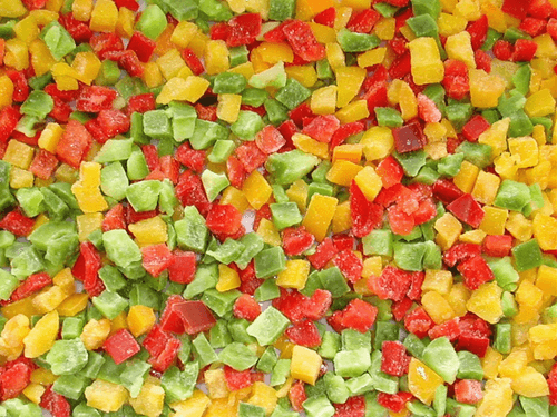 IQF Mixed Sweet Peppers Dices
