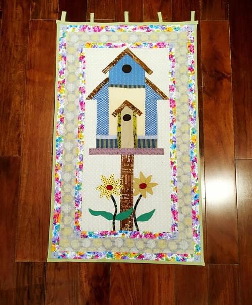 Sắc xuân ( vỏ áo gối và chăn tường chần bông)