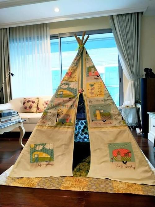 Sản phẩm ghép vải Quilting Lều trẻ em