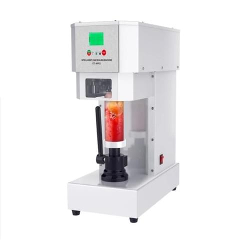 مكينة تغليف علب كانز نص اوتوماتيك ابيض