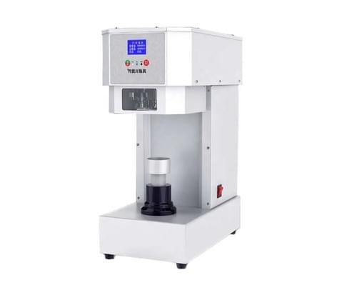 مكينة تغليف علب كانز فل اوتوماتيك ابيض