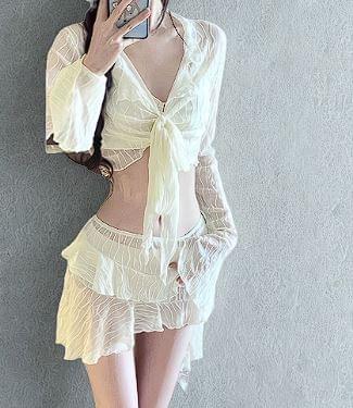 New Slimming Four-Piece Modest Swimsuit Set