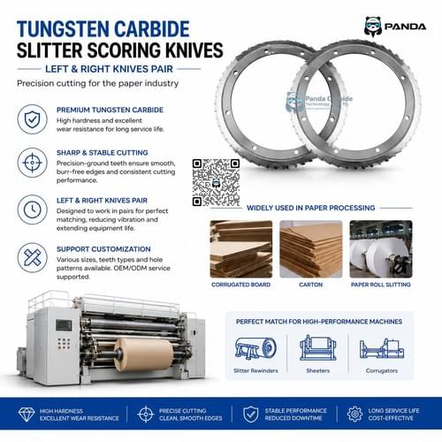 Tungsten Carbide Slitting Saws for Paper Converting | Circular Millers & Tooth-Edged Blades