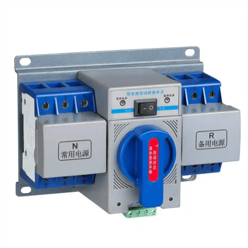 ATS Automatic Transfer Switch for Dual Power Systems with Overload Protection and IEC Compliance