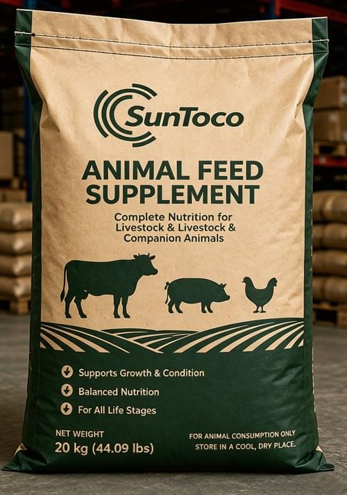SunTOCO Animal Feed Supplement, Non‑Medicated Nutritional Additive for Livestock & Companion Animals