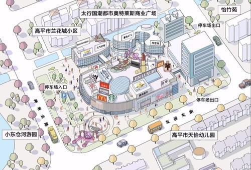Outlets Commercial Plaza Map