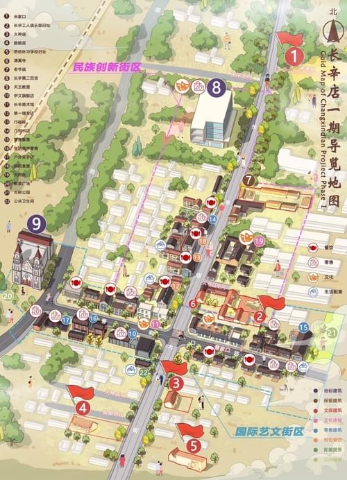 Changxindian Project Guide Map