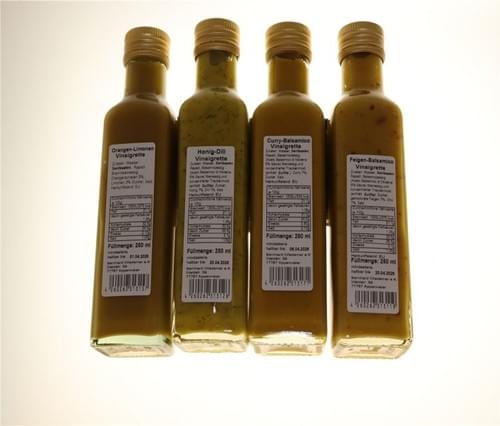 Vinaigretten als 4er Set á 250ml