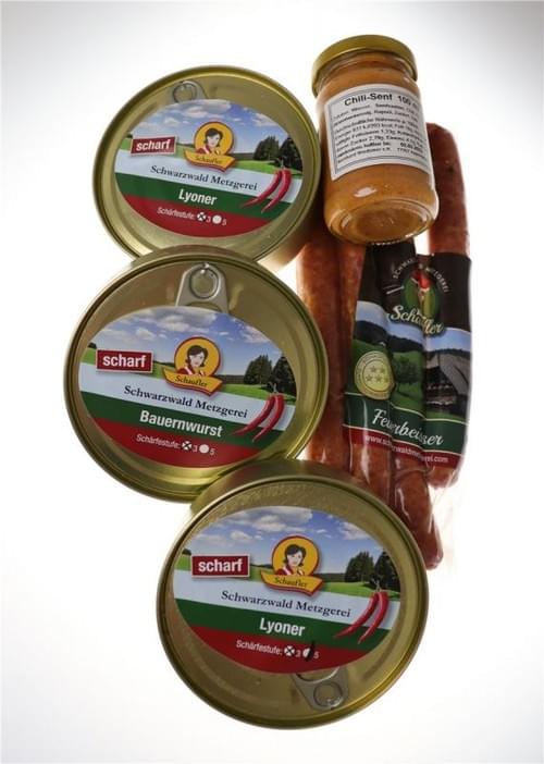 Chili Wurst Probierpaket 5- teilig