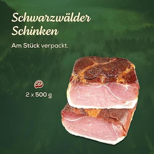 Unsere Spezialität: Schwarzwälder Schinken 1000 gr.