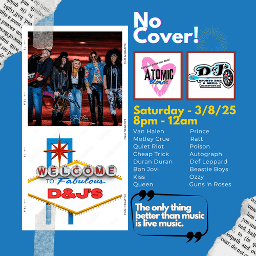 Thank you to all of our Venues that Support our Band and Live Music!