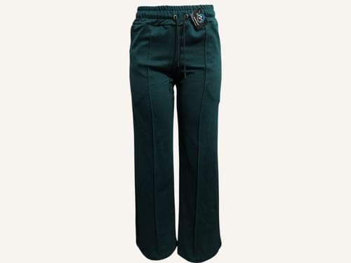 Pantalón ancho verde oscuro