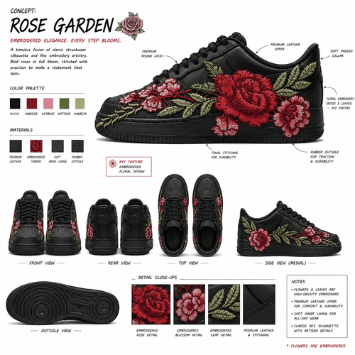 Modified shoes-Force 1