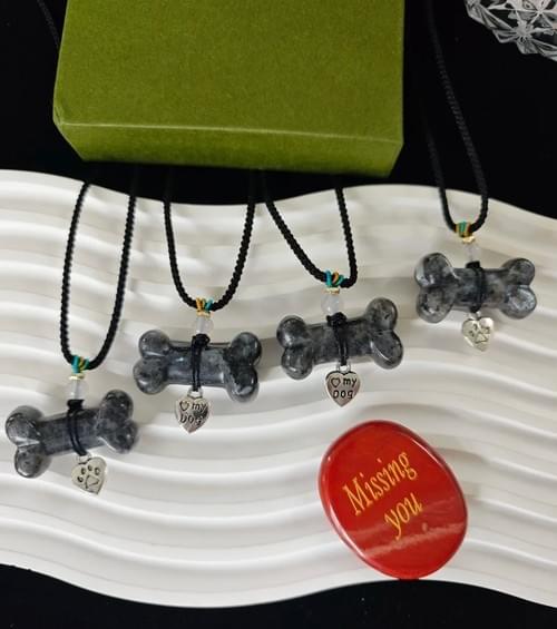 Suitable for both humans and pets Magic Crystal Bone necklace