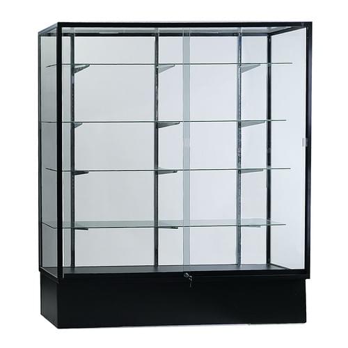 Extra Vision Aluminum Frame 72" All Glass Wall Case/ SGWC6