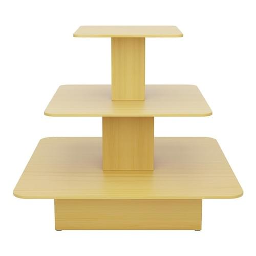 3TC4848 Square 3-Tier Floor Display