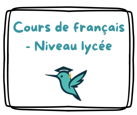 1 cours de français - niveau lycée