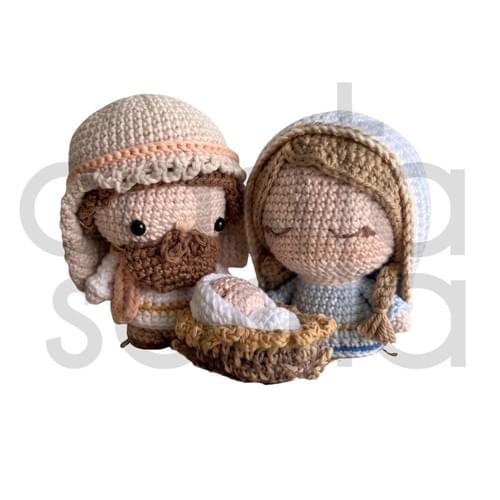 Mi Primer Nacimiento – Sagrada Familia Amigurumi (Tejido a Mano en Crochet)