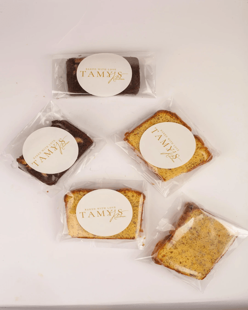 Pound Cake Slices Box – 20 pcs