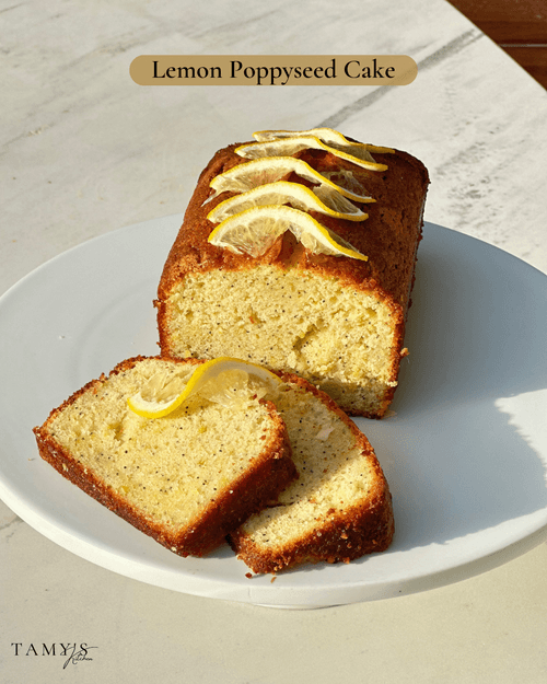 Lemon Poppyseed Cake | (كيك الليمون مع بذور الخشخاش)