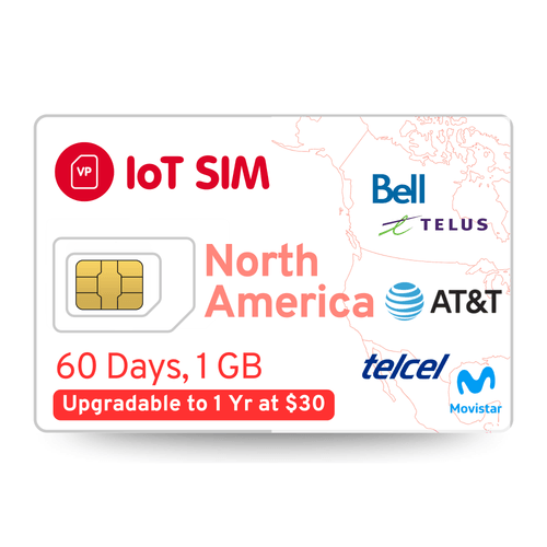 60 Days, 1GB USMCA Sim