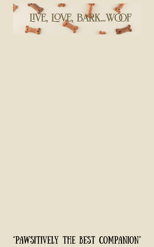 Live, Love, Bark, Woof!