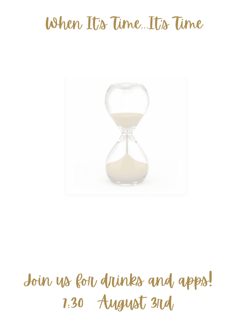 When It's Time It's Time