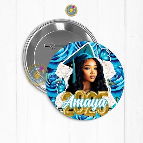 Graduation Buttons | Custom Buttons | Photo Buttons | Pin Buttons | Senior Buttons | Pin Buttons Aes