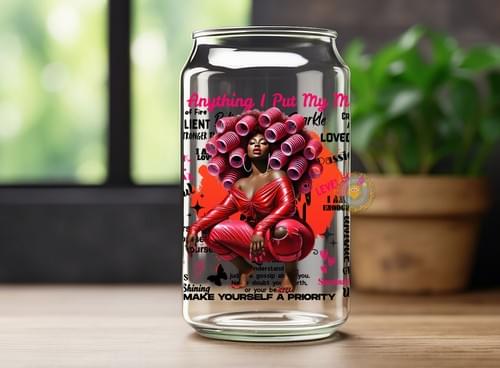 Empowered Women Empower Women | Mugs | Goblet | Glass Libbey Mockup | Strong Woman Mug Strong Woman