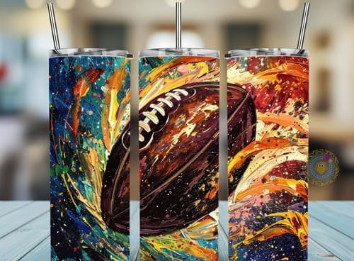 Football Tumbler | Football Tumbler Wrap | Football Tumbler PNG | Football Tumbler Sublimination