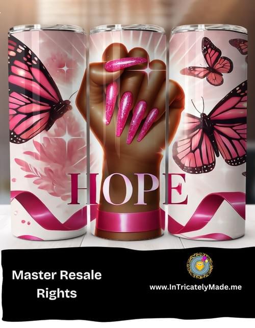 Breast Cancer Awareness PNG Bundle: Ribbon Designs, Tumbler Wraps (Digital Download)