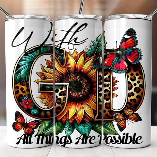 With God PNG | With God All Things Are Possible | Spiritual Shirt | Spiritual Shirt png | Spiritual