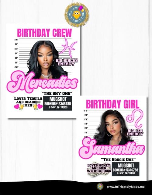 Editable Birthday Girl Shirt Design: Canva Template Bundle (Digital Download)