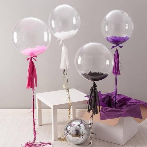 CLEAR BOBO Balloon Helium Filling Services (Customer's Balloons)