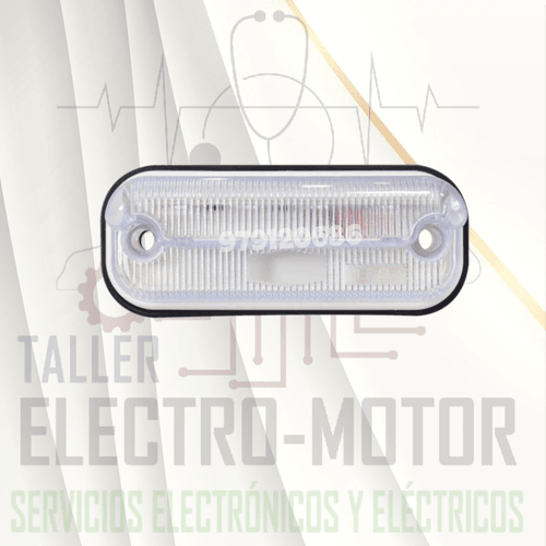 Luz de Placa 04 Led 12-24V Blanca