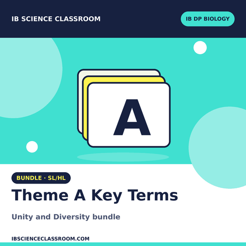 IB DP Biology Theme A: Unity and Diversity key terms