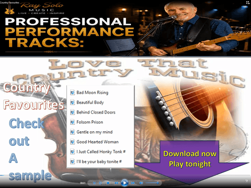 Ray Solos Pro Performance Tracks-Country Classics