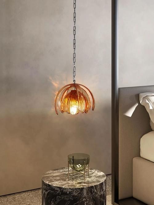 Carlo Nason Murano Artichoke Chandelier | Mid-Century Sculptural Glass for Luxury Vintage Interiors