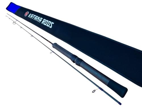 Katana Jigging Rod 8’0 2-6Lb 1/6-1/8oz Moderate fast (Blue edition Carbon fiber 14” Tennessee)