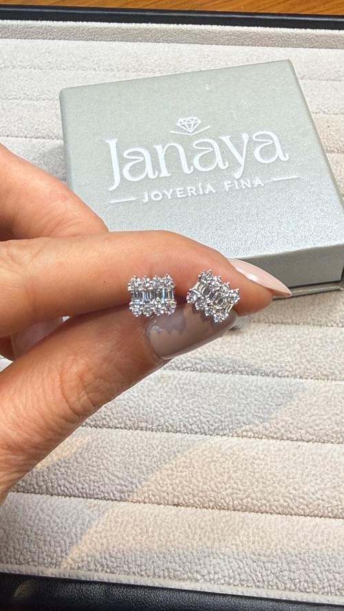 Aretes Baguette Glow